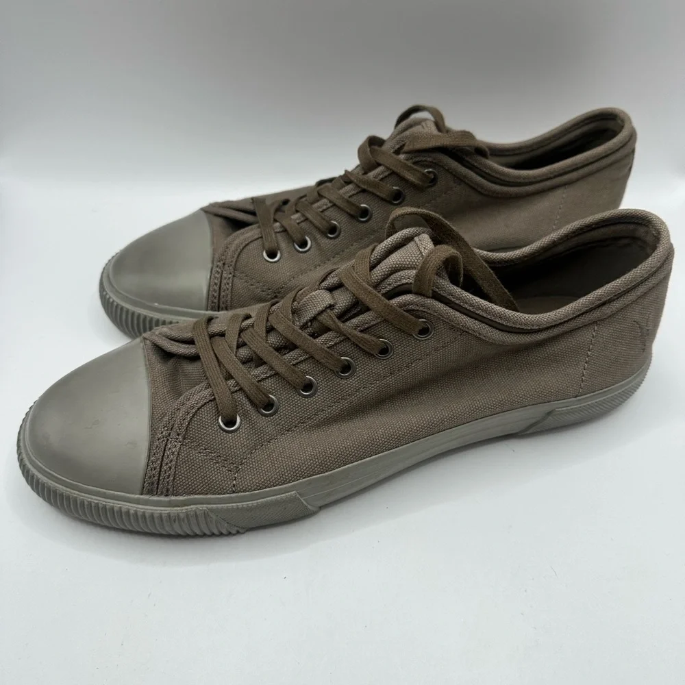 All Saints Men’s Size 12‎ / 45 Taupe RIGG HIGH Lowtop Sneakers